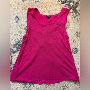 Apt 9 hot pink cross cross back top